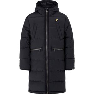 Lyle & Scott Longline Puffer Coat Jassen Jongens - Winterjas - Zwart - Maat 140/146