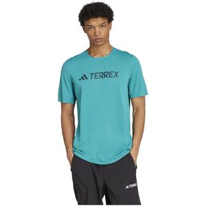Adidas Terrex Multi Climacool Logo Tech T-shirt Met Korte Mouwen Blauw XL Man