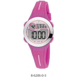 Nowley 8-6286-0-3 digitaal horloge 30 mm 100 meter roze