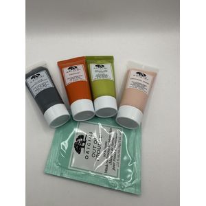 ORIGINS 5 Piece Skin Care Travel Set Masker 4 x 15 ml + 3 ml