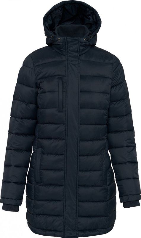 Kariban - K6129 - Damesparka - Navy - 100% Polyamide, Warm en Ultralicht