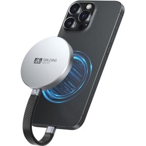 Ultradunne magnetische externe SSD 1 TB met USB-C en aluminium behuizing