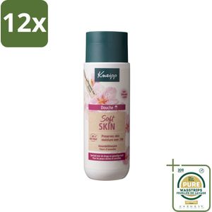 Kneipp - Douchegel - Soft Skin - Amandelbloesem - 200 ml - Voordeelverpakking - 12 stuks - Gevoelige huid - Verzorging
