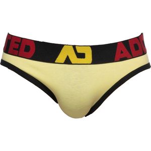 ADDICTED Seamless Brief Baby Yellow - MAAT S - Heren Ondergoed - Slip voor Man - Mannen Brief