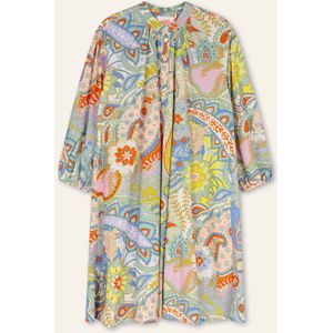 Oilily - Dragon Fruit long sleeves dress - Blauw - 38
