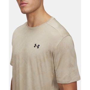 Under Armour - Tech - T-shirt - Lichtbruin - Korte Mouwen