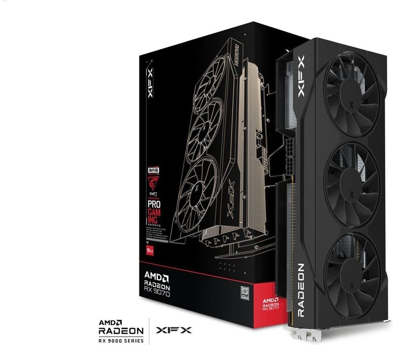XFX - RX 9070 Swift - Videokaart - 16 GB - Triple Fan OC