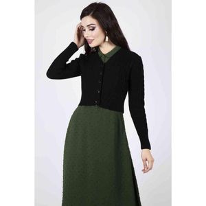 Voodoo Vixen - Mabel Cardigan - M - Zwart