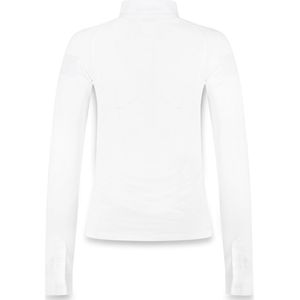 Kentucky Horsewear - Showshirt dames Classic met glitter rits lange mouwen wit size 36