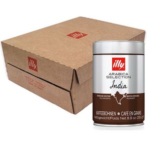 illy - Koffie India 6 x 250 gram bonen