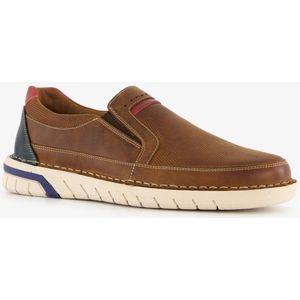 Hush Puppies leren heren instappers cognac - Maat 40 - Extra comfort - Memory Foam