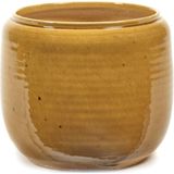 Serax - Glazed Shades By Costa - Bloempot - Geel - Terracotta - Ø18.5