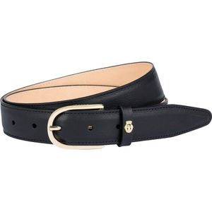 ROECKL Leren Riem Romy Belt W90 Black Zwart