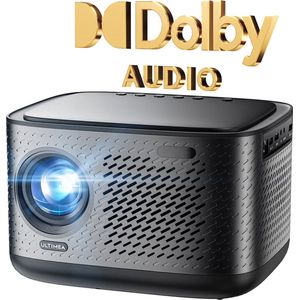 Ultimea Apollo P50-projector, 800 ANSI-lumen, native 1080P, Dolby Audio, automatische schermaanpassing en objectvermijding, WiFi 6, Bluetooth 5.3