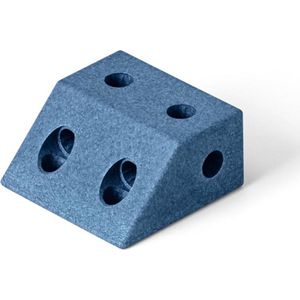 Modu Blok Hoekig - Zachte blokken- Open Ended speelgoed - Speelgoed 1 -2 -3 jaar - Deep Blue