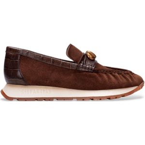 Hispanitas - Bruin - Mocassins - Velours Leren - Casual