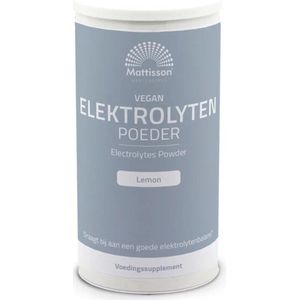 Mattisson - Elektrolyten Poeder Lemon - Electrolytes - Sportdrank - 300 Gram