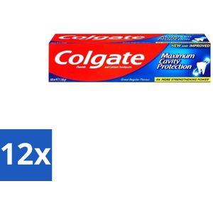 Colgate - Maximum Cavity Protection - Tandpasta - 100ml - Voordeelverpakking - 12 stuks