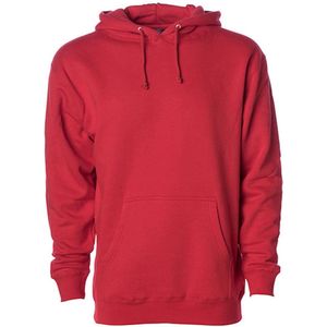 Men´s Heavyweight Hoodie met capuchon Red - M