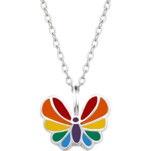 WeLoveSilver - meisjes ketting - 42 cm -  Zilver