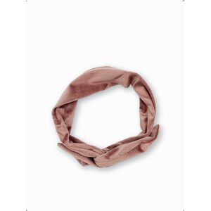 Duurzaam cadeau - Flexibele haarband - IJzerdraad - Velvet zacht roze - 90 cm