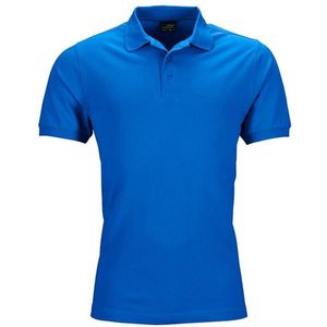 James and Nicholson Heren Elastisch Piqué Poloshirt (Koningsblauw)