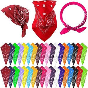 36 Stks Paisley Bandanas - Print Head Wrap Sjaal voor zonnebrandcrème, hoofdband en rijmasker