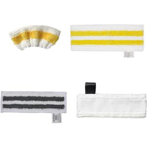 Wiseten 11 Stuks Accessoires voor Kärcher Stoomreiniger Easyfix SC1 SC2 SC3 SC4 SC5, Ronde borstelset mondstuk microvezeldoek handsproeier reserveonderdelen voor Kärcher stoomreiniger