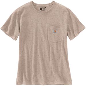 Carhartt Damen Workw Pocket T-Shirt 103067 Light Taupe Nep-XS