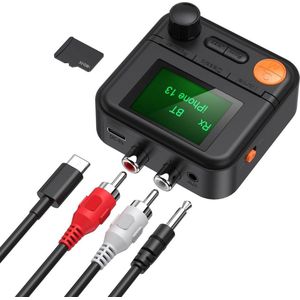 DailySupplies® Bluetooth Transmitter - Bluetooth Receiver - Adapter - Zwart