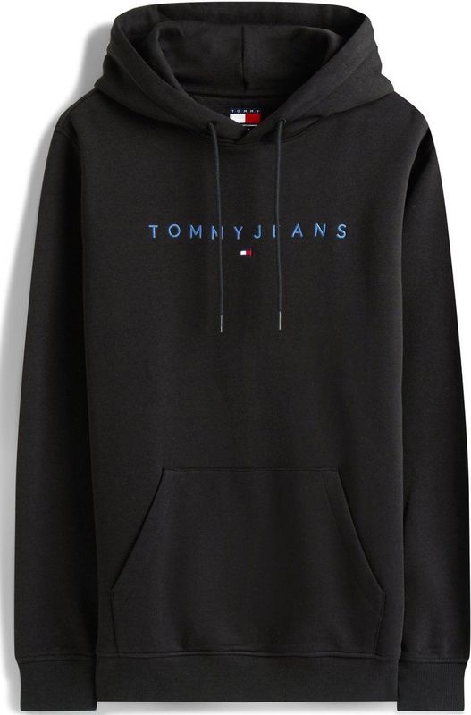 Tommy Jeans, Heren, Sweatshirts & Hoodies, Zwart, Maat: XS Katoen,