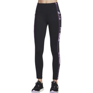 Skechers GO Stretch Winter Bloom Legging, Vrouwen, Zwart, Leggings, maat: XS