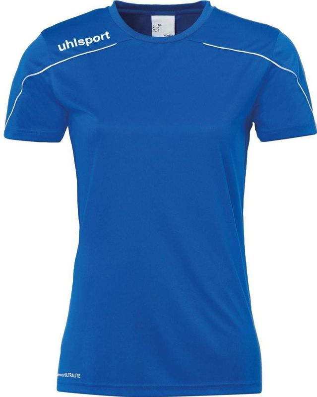 Uhlsport Stream 22 Shirt Korte Mouw Dames - Royal / Wit | Maat: M