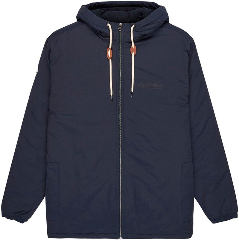 Quiksilver - June Battle - Bomberjack - Blauw - Katoen Nylon Mix Stof