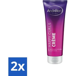 Andrélon - Pink - Shape Your Curl - Stylingcrème - 125 ml - Voordeelverpakking - 2 stuks