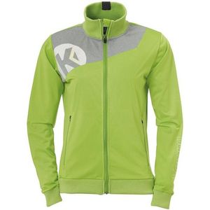 Kempa Core 2.0 Poly Jacket Dames Hoop Groen-Donker Grijs Melange Maat XL
