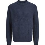JJ REBEL trui gebreid blauw