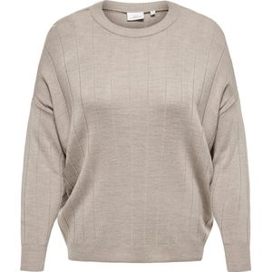 ONLY CARMAKOMA - CARTESS LS O-NECK KNT - Dames - Gebreide truien