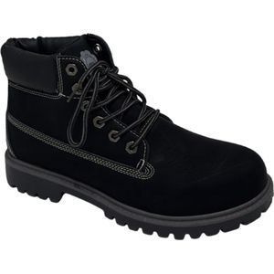 Elong500® - Heren Schoenen - Laarzen Heren - Veterboots - Wandelschoenen voor Heren - Zwart - Maat 42