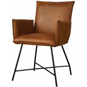 Tower living Trofa armchair - fabric amazon 9 cognac