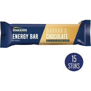 Maxim Energy Bar - 15 x 55g - Energierepen - Sportvoeding - Banana Chocolate