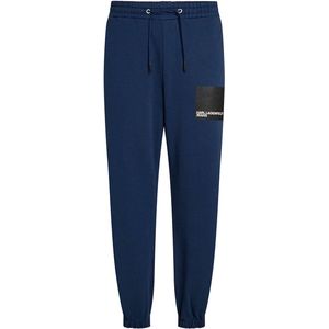 Karl Lagerfeld Jeans, Heren, Box Logo Sweatpant, Regular Fit, Zwart, XS