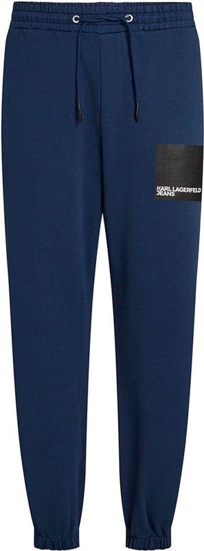 Karl Lagerfeld Jeans, Heren, Box Logo Sweatpant, Regular Fit, Zwart, XS