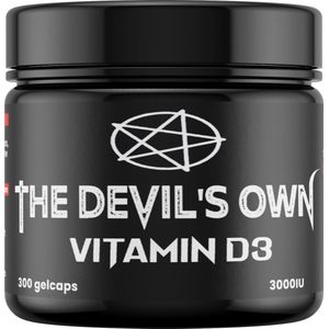 The Devil's Own | Vitamine D3 | 300 gelcapsules á 3000iu per capsule 300 servings | Supplement | Voedingssupplement | Gezondheid | Vitamine | Nutriworld