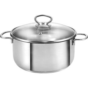 Braadpan, 24 cm x 11 cm roestvrij staal
