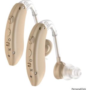 Gehoorapparaat - Beige - 2 Stuks Links & Rechts - Oplaadbaar met Kabel - Gehoorversterker