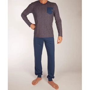 Eskimo heren pyjama - Blauw - L