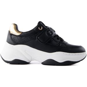 Guess - Helinn - Sneakers - Zwart - EU 39 - Vrouw