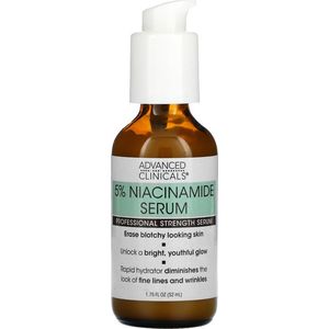 Advanced Clinicals, 5% Niacinamide-serum, professionele sterkte, (52 ml)