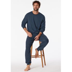 Schiesser – Comfort Essentials – Pyjama – 181156 – Night Blue - Maat L